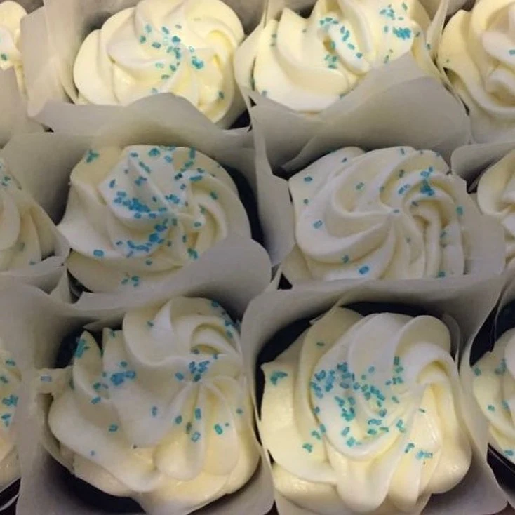 Blue Suede cupcakes